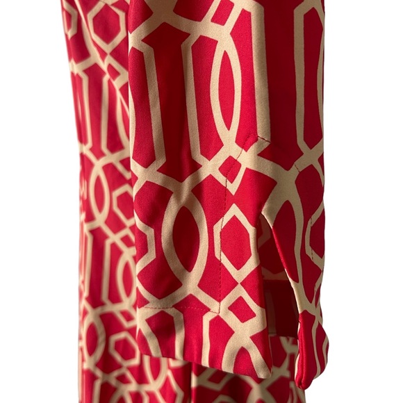 Jude Connally Michelle Dress Geometric Knee Length Size Small NWOT - Picture 3 of 5